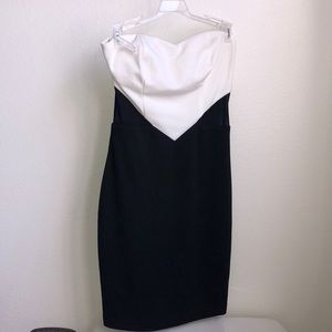 Ark&co sweetheart dress cut out sides